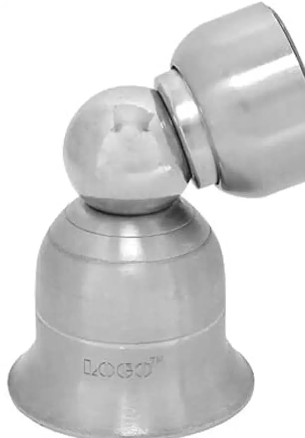 Adison Door Stopper, Heavy Duty Magnetic, Pack of 2, Silver Colour, Ring Shaped, Bell Shaped, All Purpose Door Stopper Pack of 2 n - Hardware, Tools and Home Safety | Buy online on ZillyBuy