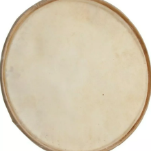 Professional Quality Dhol Accessories Pre Mounted Leather Drum Head In 13 inch - Party and Festive Needs | Buy online on ZillyBuy