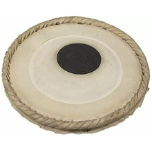 Professional Deluxe Quality Tabla Goatskin Bayan Gajra Left Pudii Head Skin - Party and Festive Needs | Buy online on ZillyBuy