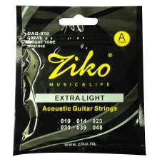Professional Standard Ziko Extra Light Acoustic Guitar Strings Set With Picks - Party and Festive Needs | Buy online on ZillyBuy