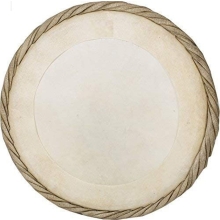 Professional Quality Dholak Dholki Goatskin Size 9inch Bayan Drum Gajra Bass Head Skin - Party and Festive Needs | Buy online on ZillyBuy