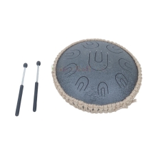 New Musical Instrument Om Tongue Drum 10 inch & 18 Notes Happy Hand Pan Drum - Party and Festive Needs | Buy online on ZillyBuy