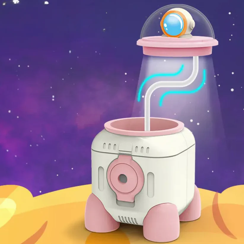 Cute Astronaut LED Desk Lamp  Flexible Gooseneck, USB Rechargeable & Pencil Sharpener - Toys and Games | Buy online on ZillyBuy