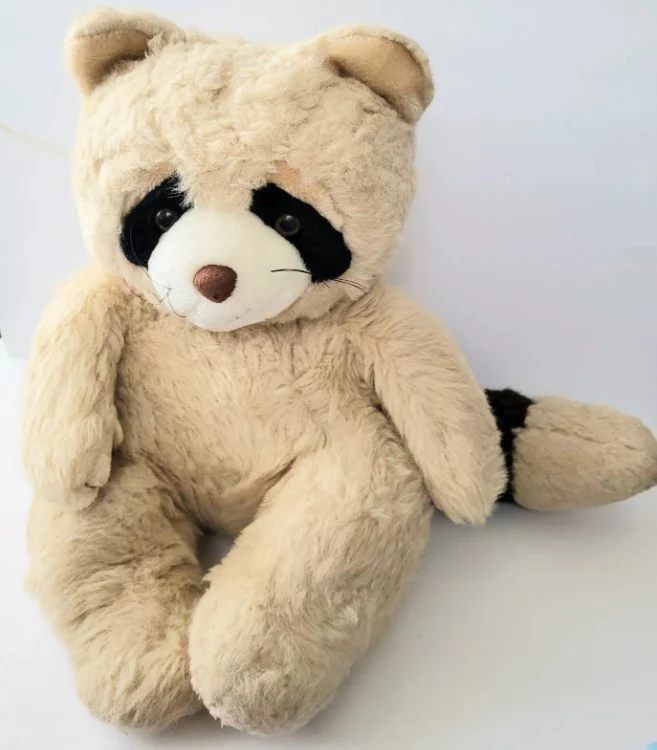 Big Cute and Cuddly Raccoon teddy bear soft toy - Toys and Games | Buy online on ZillyBuy