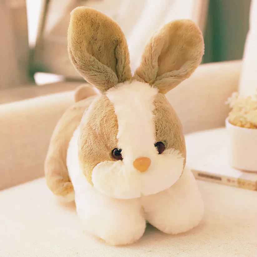Cute Rabbit Soft Toy, Furry Stuffed Animal, Extra Soft, Perfect for Kids - 32 cm - Toys and Games | Buy online on ZillyBuy