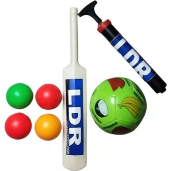 Mini Kids Football (Age 1-3) with Mini Bat, 4 Balls and Air Pump - Toys and Games | Buy online on ZillyBuy
