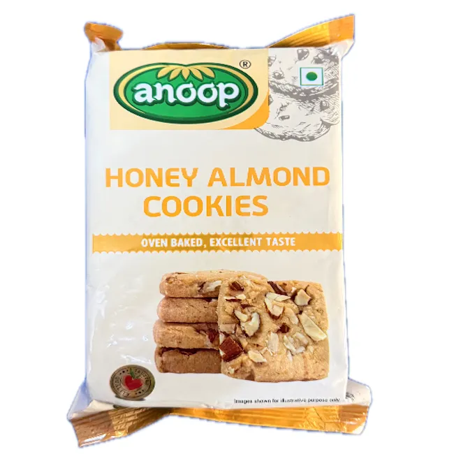 Anoop Honey Almond Cookies - Delicious Organic Treats | FarmLokal