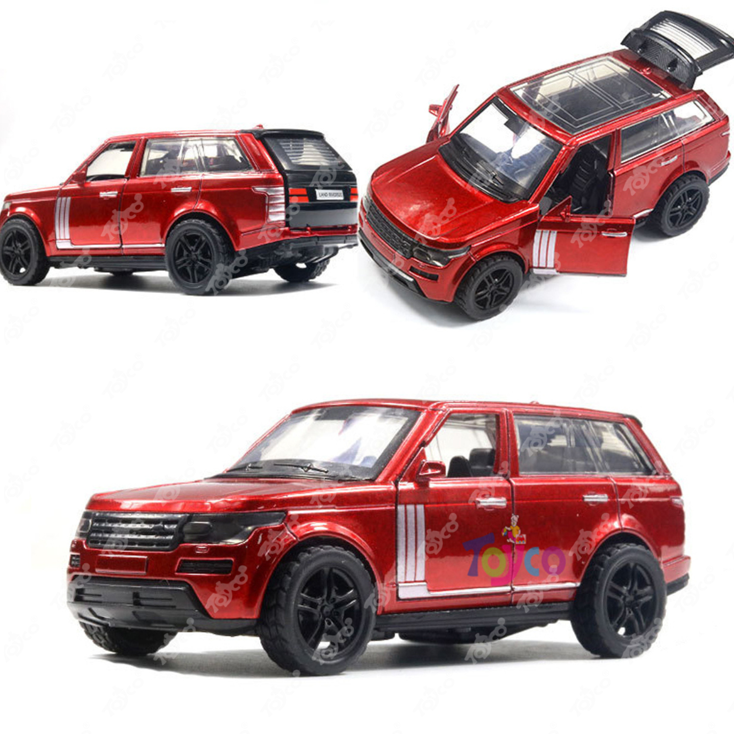 TOYCO 1:36 Scale Alloy Metal SUV Toy Car for Kids | Pull Back Function | Openable Doors and Smooth Edges | Miniature Vehicle Model | Toy for Boys and Girls Age 3+ | Multicolor - Toys and Games | Buy online on ZillyBuy