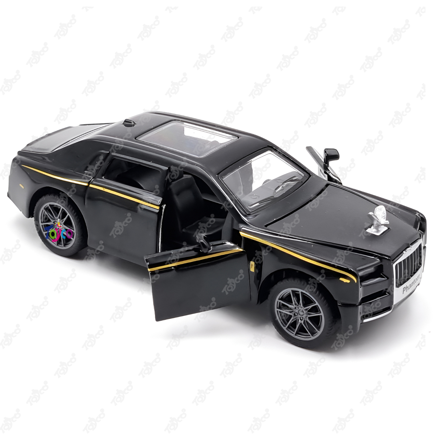 Toyco 1:32 Scale Royce Alloy Metal Die-Cast Car for Kids | Pull Back Car Toy Openable Doors And Lights | Luxury Miniature Vehicle for Boys & Girls | Friction Powered Smooth Edges| Multicolor | Age 3+ - Toys and Games | Buy online on ZillyBuy