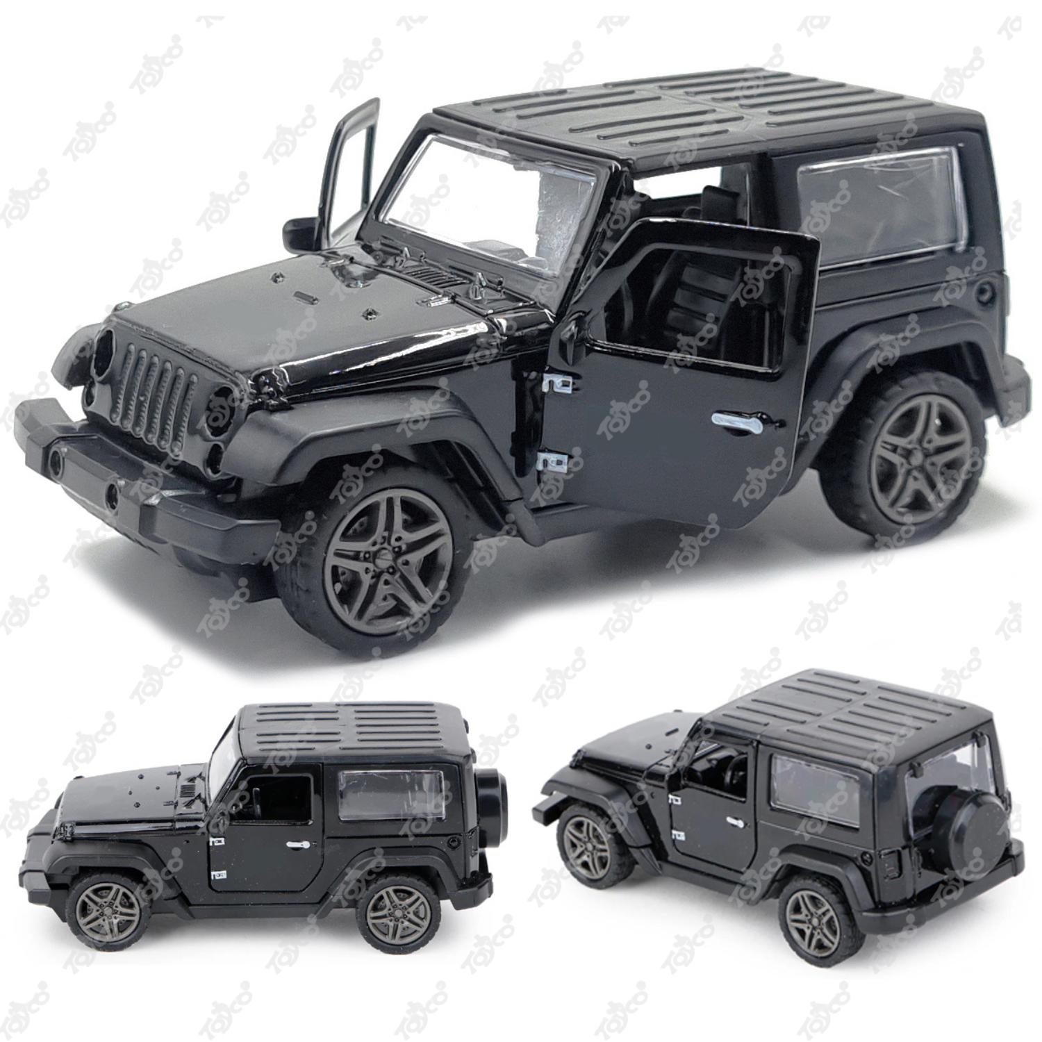 TOYCO 1:32 Scale Alloy Metal Thaar Jeep Premium Toy Car for Kids 4x4 Die-Cast Model with Openable Doors, Pull Back Action, Durable Design Realistic Black SUV Miniature Gift 2+yrs Girls Boys - Toys and Games | Buy online on ZillyBuy