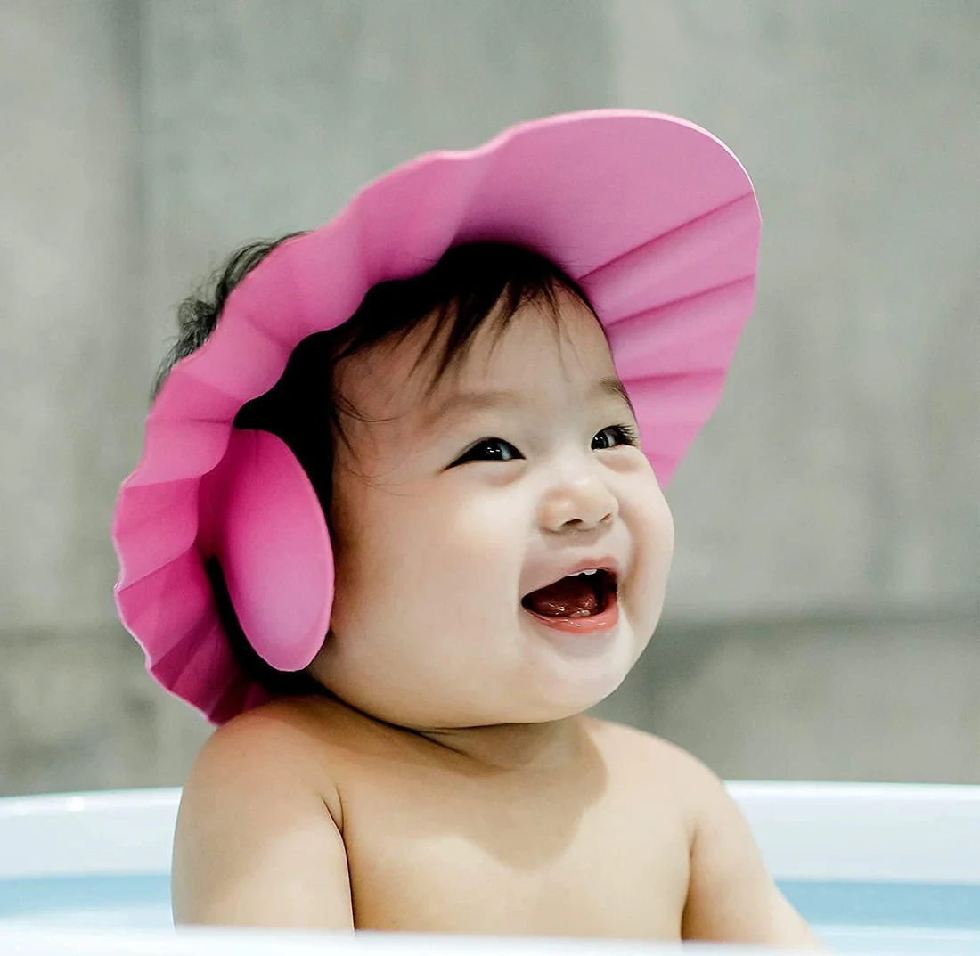 Baby Adjustable Safe Bathing Shower Cap (Pack of 2) Random color - Toys and Games | Buy online on ZillyBuy