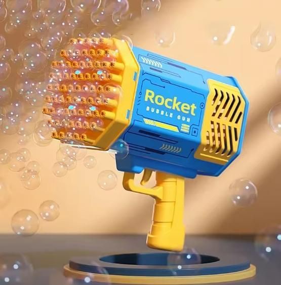 Bubble Gun Machine Kids Automatic Soap Based Bubble Blower Random color - Toys and Games | Buy online on ZillyBuy