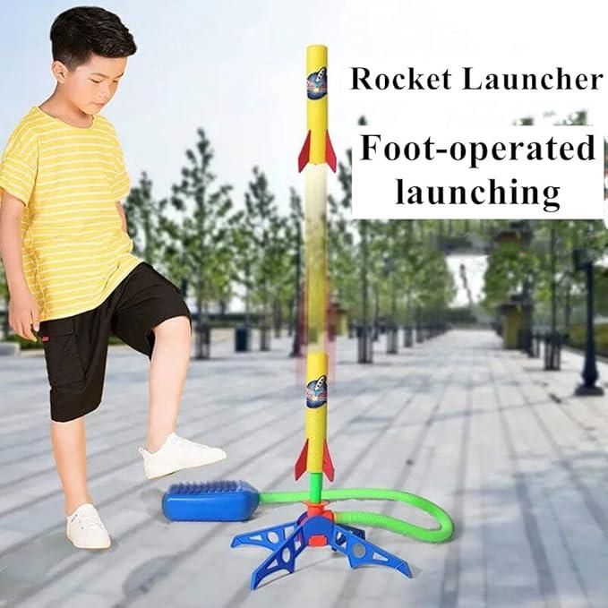 Rocket Air Pressure Toy Outdoor Activity for Kids - Toys and Games | Buy online on ZillyBuy