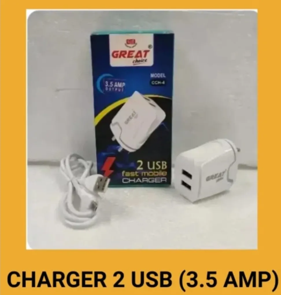 Great choice 2 usb fast mobile charger