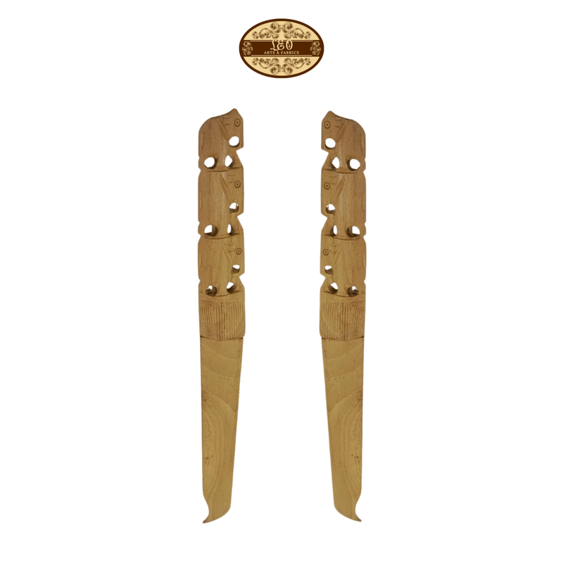Handmade Wooden Paper Cutter, 10 inch, Elephant Triple Design / Handmade Wooden Paper Cutter, 25.4 cm, Elephant Triple Design - Pack of 2 - Stationery | Buy online on ZillyBuy