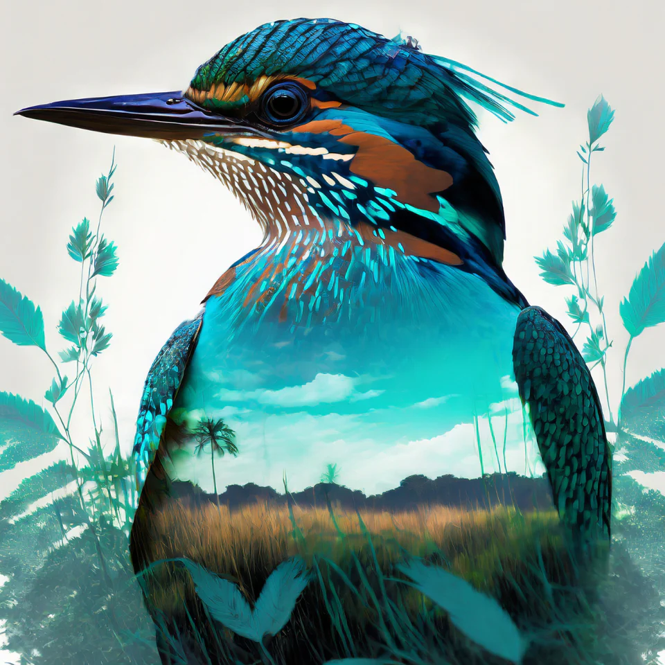 Sticker Kingfisher - Stationery | Buy online on ZillyBuy