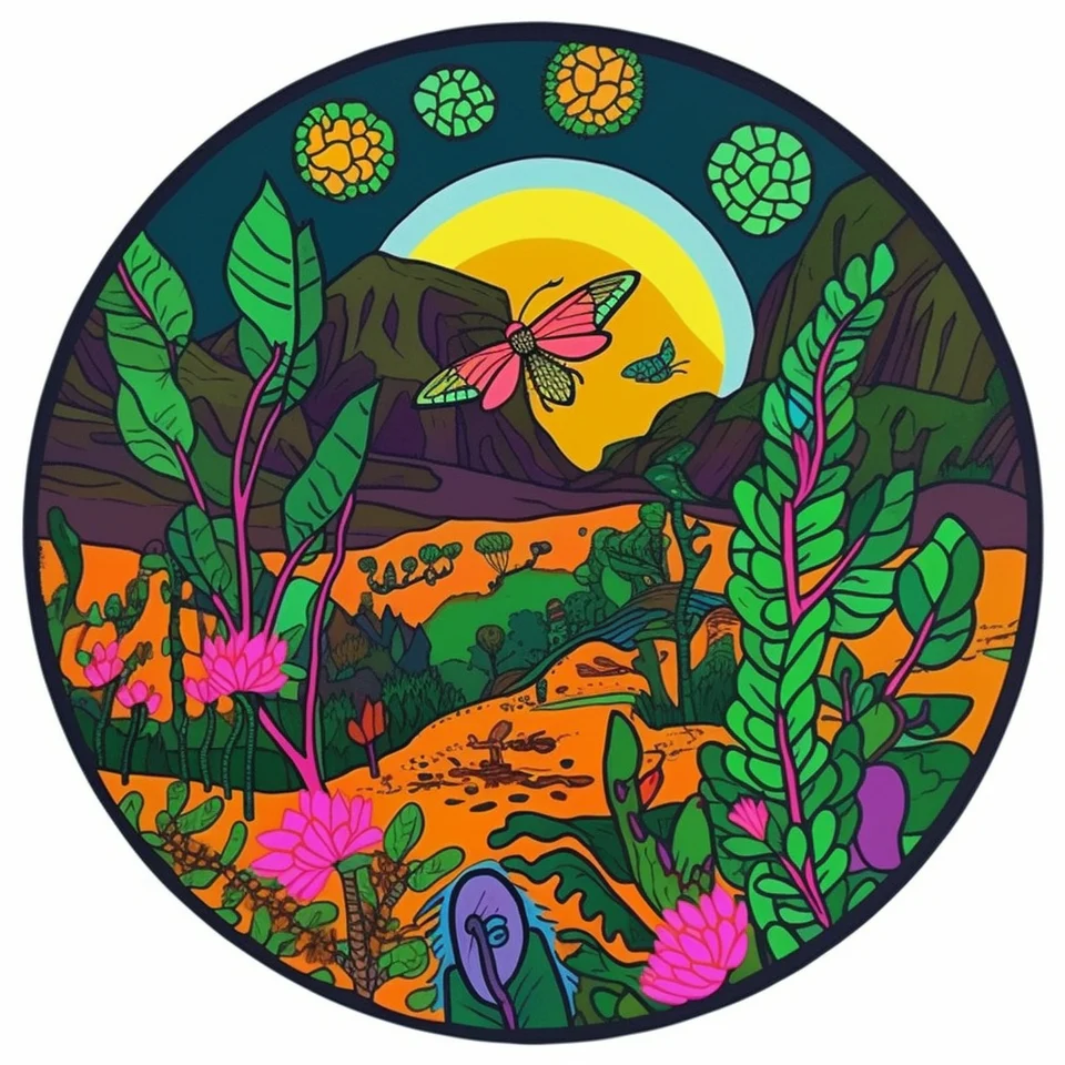 Sticker Shola Sunrise - Stationery | Buy online on ZillyBuy