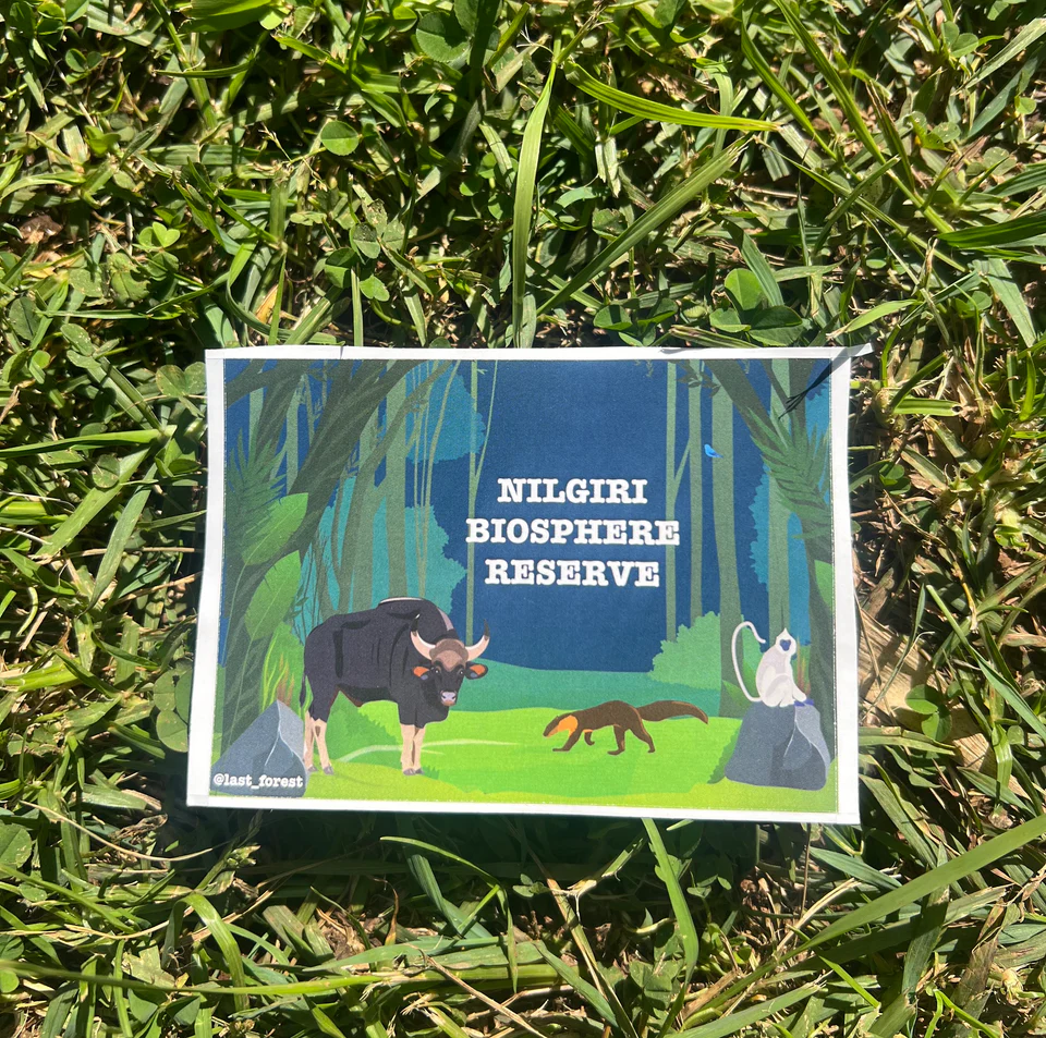 Sticker Nilgiri Biosphere Reserve - Stationery | Buy online on ZillyBuy