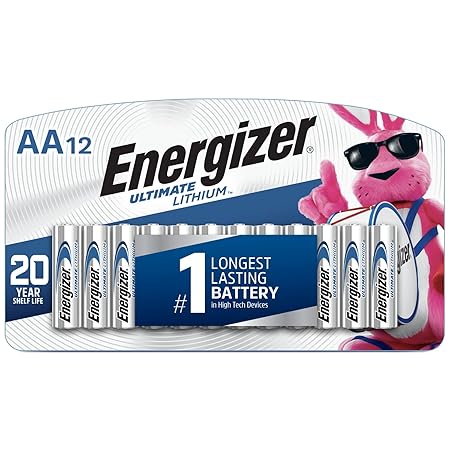 Energizer Ultimate Lithium AA Batteries, 12 Pack - Hardware, Tools and Home Safety | Buy online on ZillyBuy