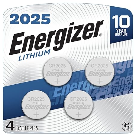 Energizer 2025 Lithium Coin Cell Battery, 4 Count - Hardware, Tools and Home Safety | Buy online on ZillyBuy