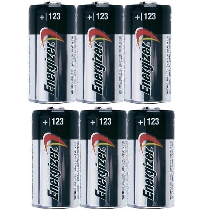 6-Pack Energizer Photo 123 Lithium Battery Pack 3V CR123A Ultimate 3.0v DL123A Bulk by Energizer - Hardware, Tools and Home Safety | Buy online on ZillyBuy