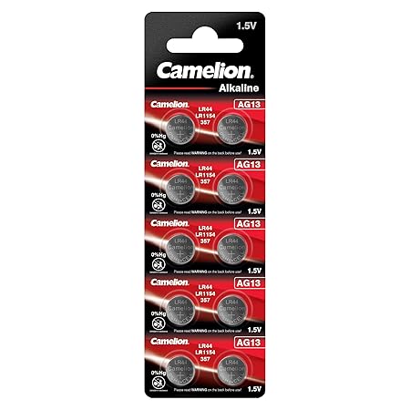 Camelion 12051013 Ag 13 Lr44 Battery - Multicolour (Pack Of 10) - Hardware, Tools and Home Safety | Buy online on ZillyBuy
