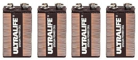 Four (4) Ultralife 9v Long Life Lithium Battery - Hardware, Tools and Home Safety | Buy online on ZillyBuy