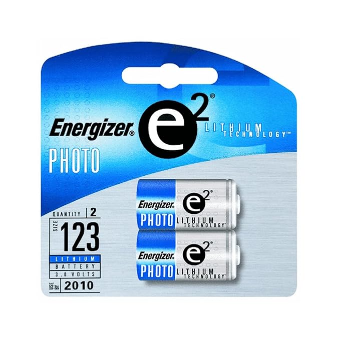 Energizer E2 Lithium Photo Battery 123 3V 2/Pack - Hardware, Tools and Home Safety | Buy online on ZillyBuy