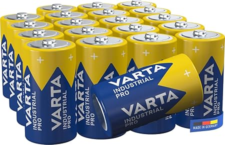 VARTA Industrial Pro C Baby Alkaline Batteries LR14-20-Pack, - Hardware, Tools and Home Safety | Buy online on ZillyBuy