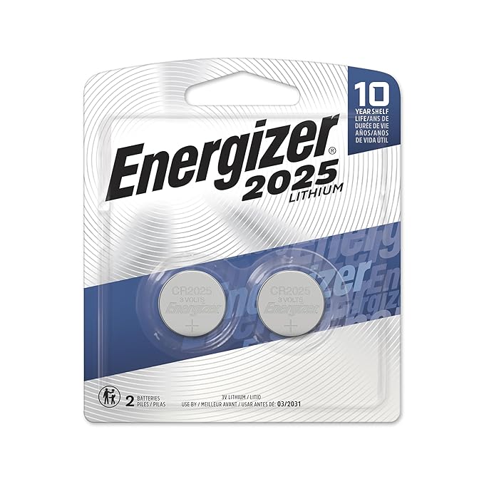 Energizer 2025BP-2 Lithium Button Cell Battery (2 Count) - Hardware, Tools and Home Safety | Buy online on ZillyBuy