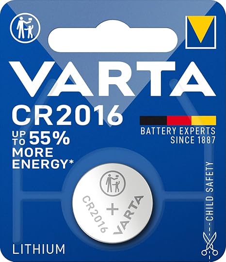 CR2016 3V Primary Lithium Button (Packaging of 10 Blisters with 1 Cell Each) - Hardware, Tools and Home Safety | Buy online on ZillyBuy