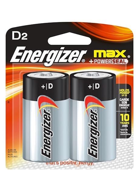 Energizer Type D Energizer Max Battery,2 pack - Hardware, Tools and Home Safety | Buy online on ZillyBuy