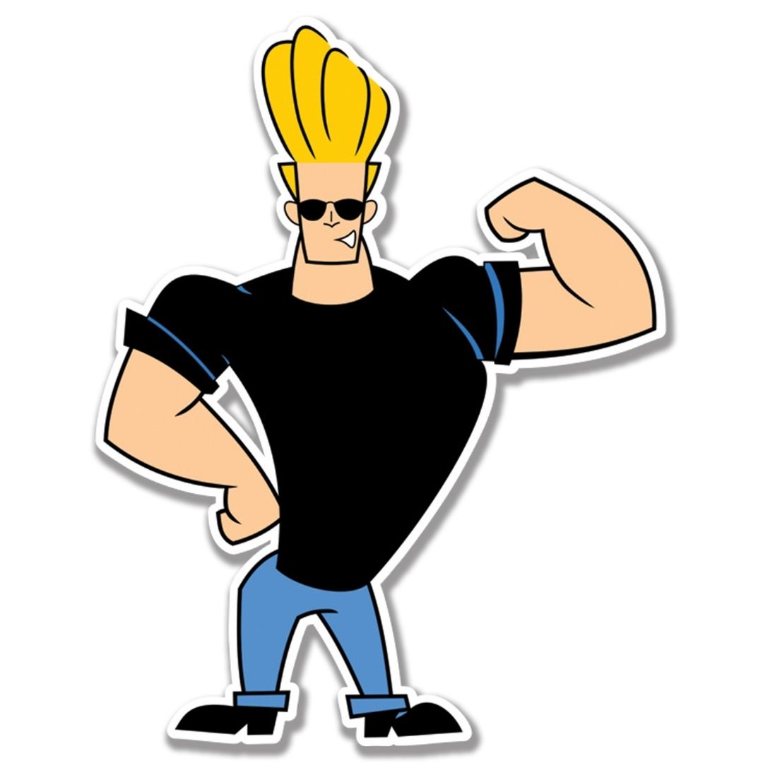 Johny Bravo Cartoon Fridge Magnet Fun Refrigerator Sticker Gift for Kids & Return Gift Idea - Stationery | Buy online on ZillyBuy