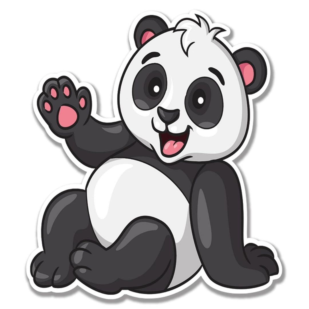 Panda Cartoon Fridge Magnet Cute Refrigerator Sticker Gift for Kids & Birthday Return Gift - Stationery | Buy online on ZillyBuy