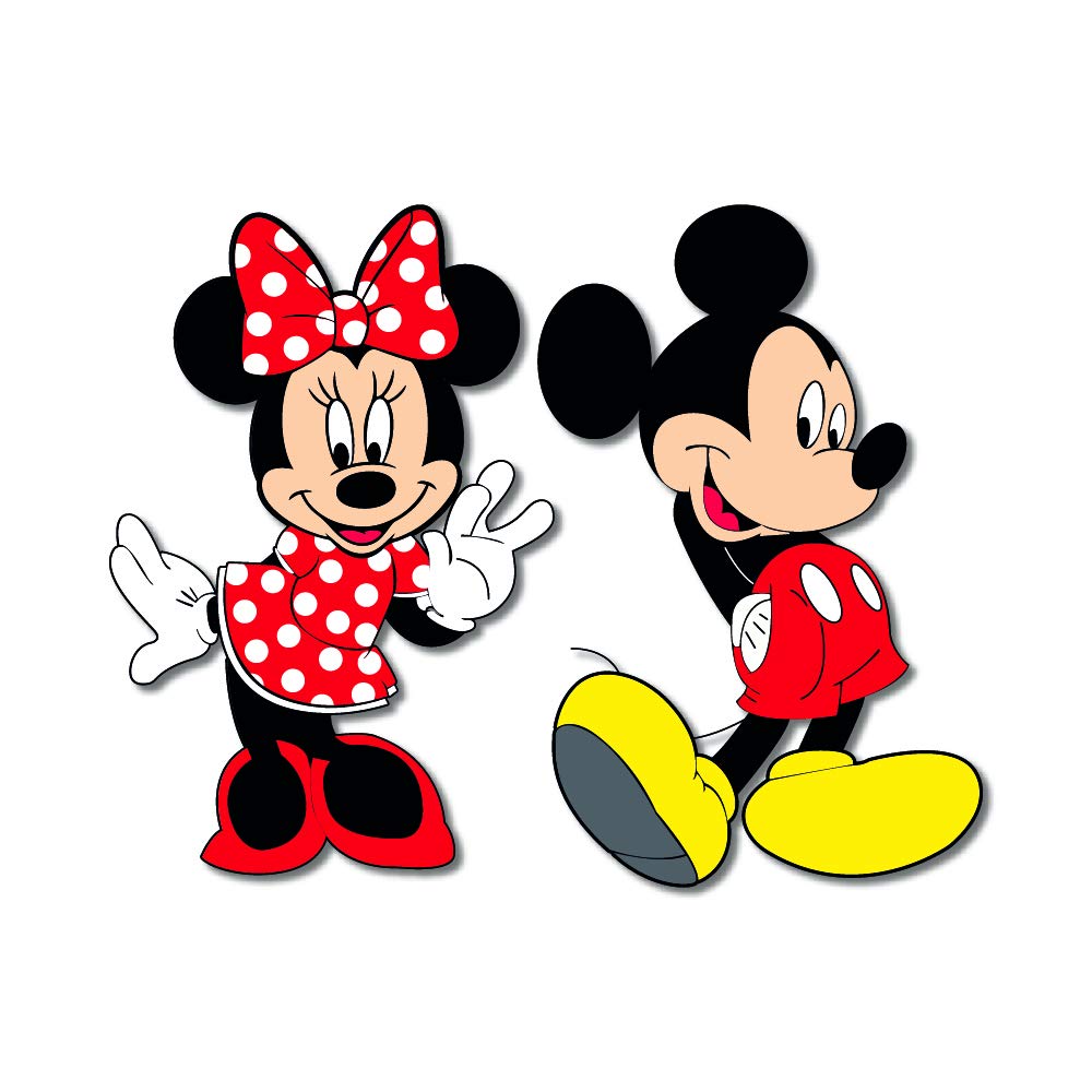 Mickey & Minnie Mouse Fridge Magnet  Cartoon Sticker for Kids, Birthday Return Gift - Stationery | Buy online on ZillyBuy