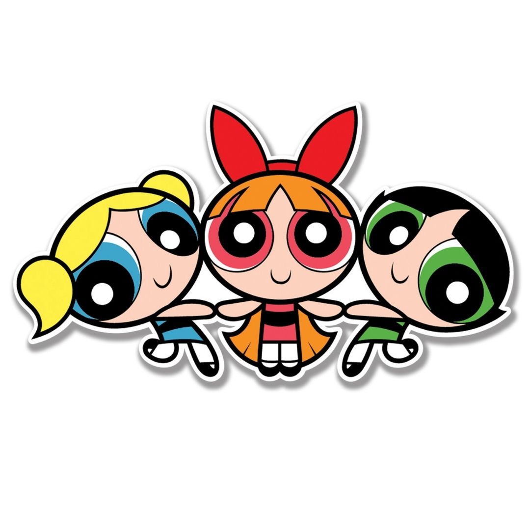 Powerpuff Girls Fridge Magnet  Anime Cartoon Sticker Gift for Kids, Return Gift Idea - Stationery | Buy online on ZillyBuy
