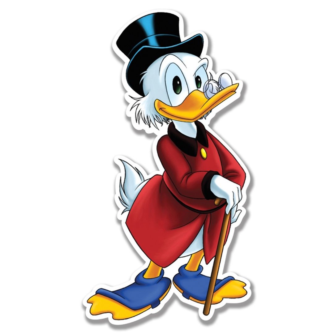 Uncle Scrooge McDuck Fridge Magnet  Cartoon Sticker for Kids, Birthday Return Gift - Stationery | Buy online on ZillyBuy