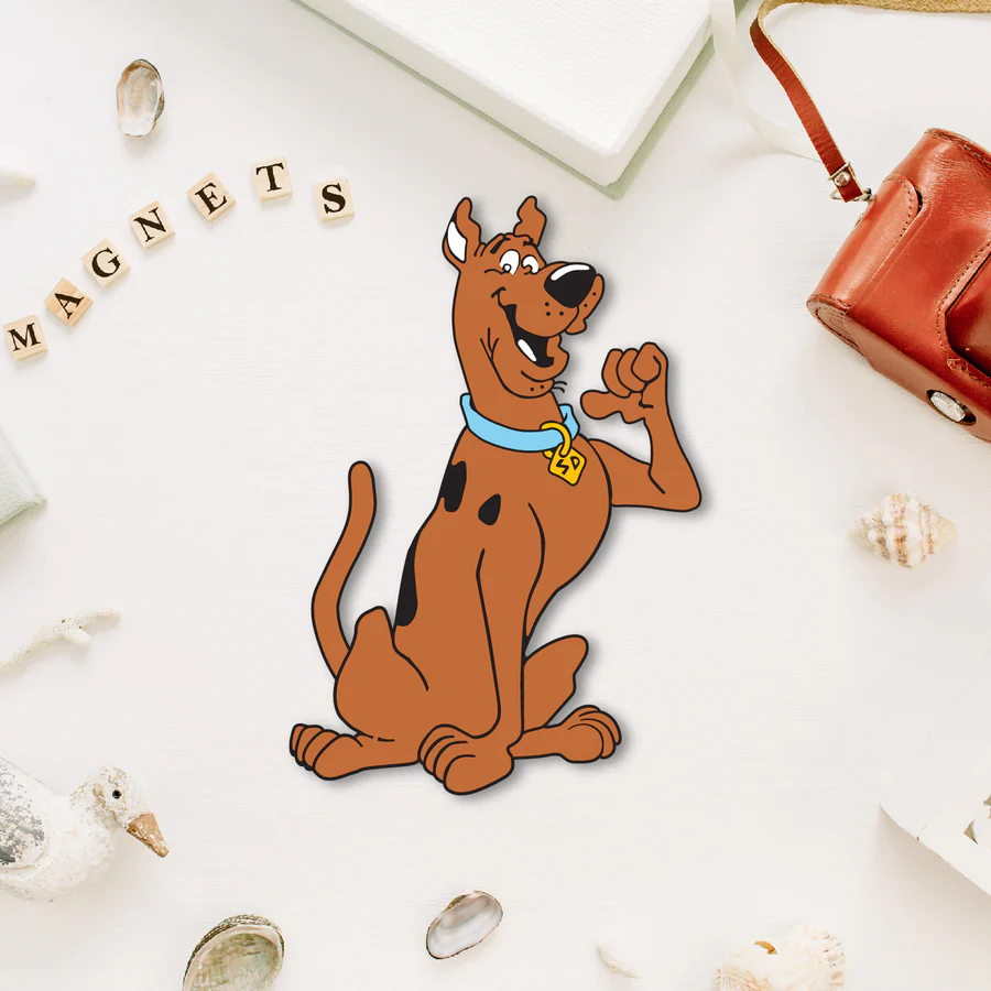 Scooby Doo Cartoon Fridge Magnet  Cute Anime Sticker for Kids, Return Gift Idea - Stationery | Buy online on ZillyBuy