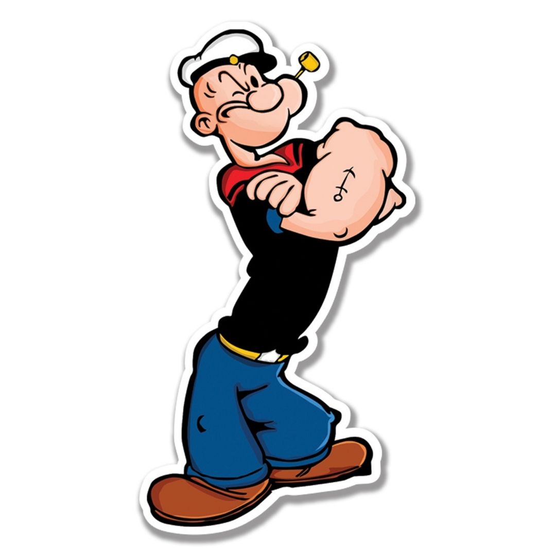 Popeye Cartoon Fridge Magnet  Anime Refrigerator Sticker Birthday Return Gift for Kids - Stationery | Buy online on ZillyBuy