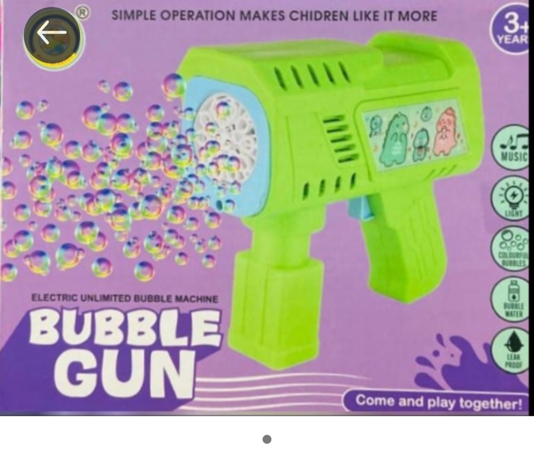 Bubble Gun with Solution - Toys and Games | Buy online on ZillyBuy