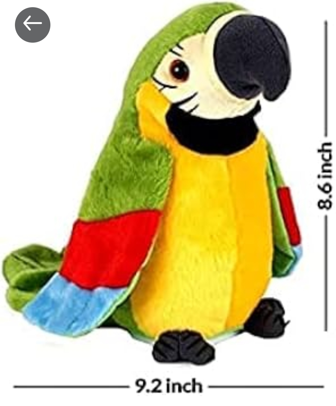 Musical Talking Parrot - Toys and Games | Buy online on ZillyBuy