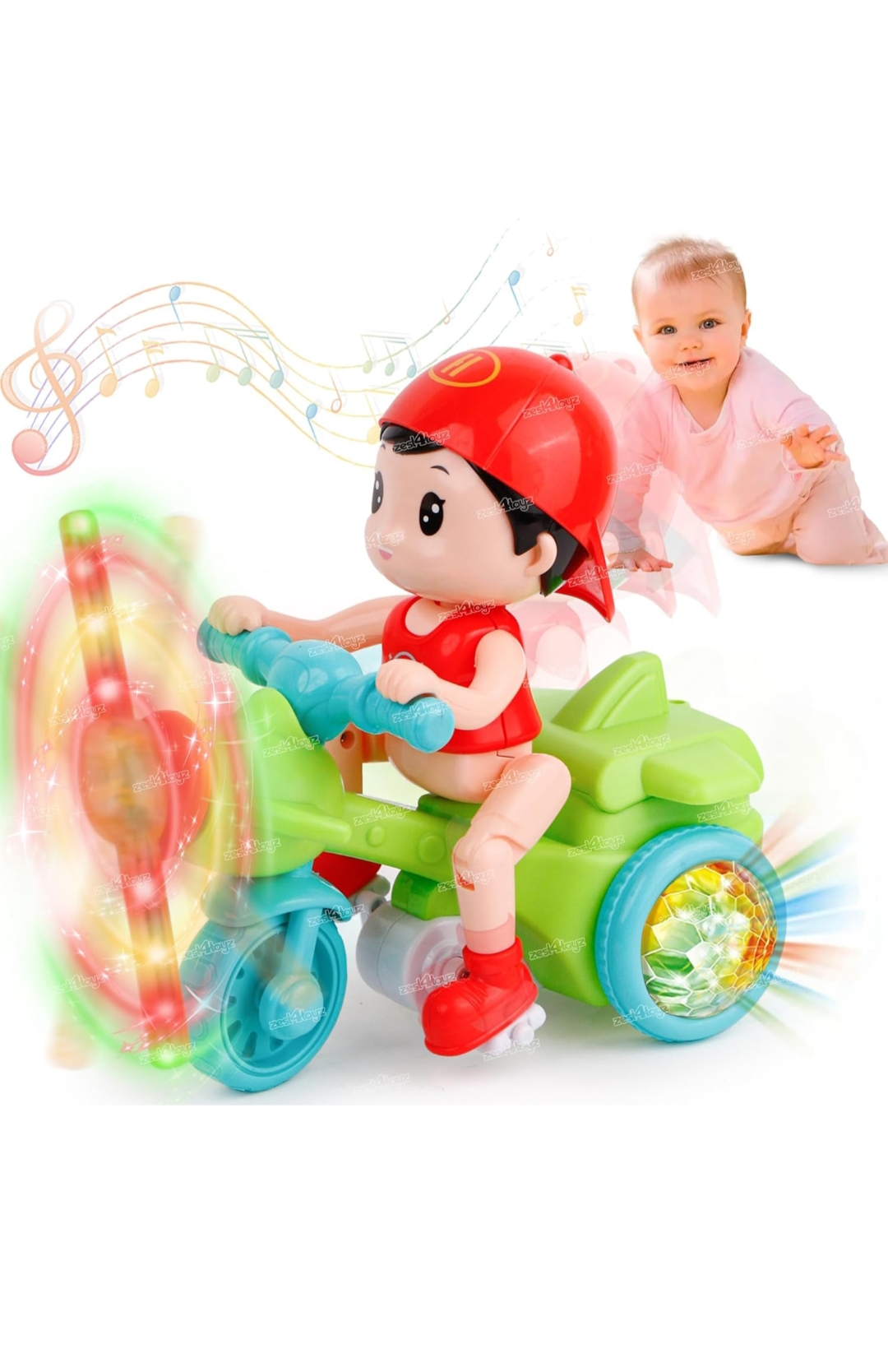 Musical Tricycle with light - Toys and Games | Buy online on ZillyBuy
