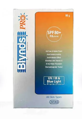 Blynds Pro Sunscreen Gel SPF 80+ PA+++ 50gm