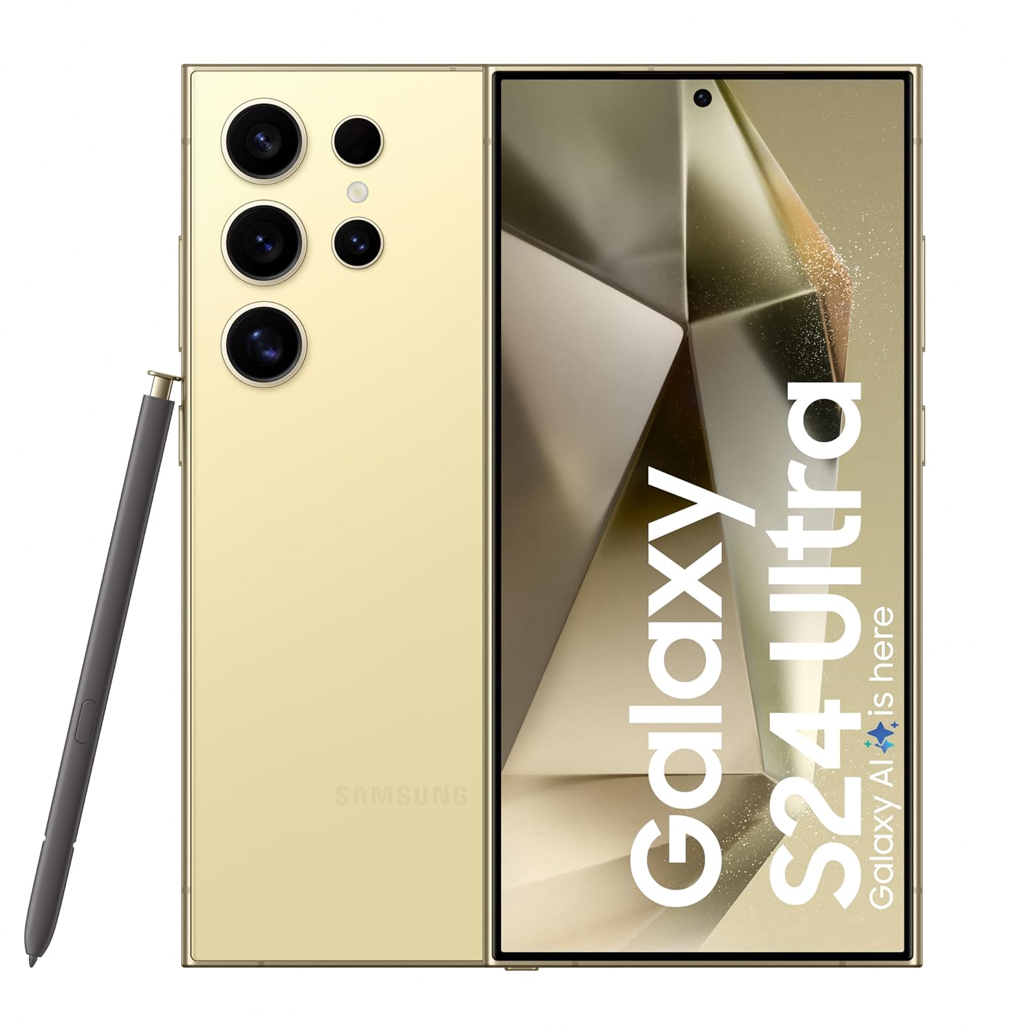 Samsung Galaxy S24 Ultra 5G AI Smartphone (Titanium Yellow, 12GB, 256GB Storage) - Mobile Phone | Buy online on ZillyBuy