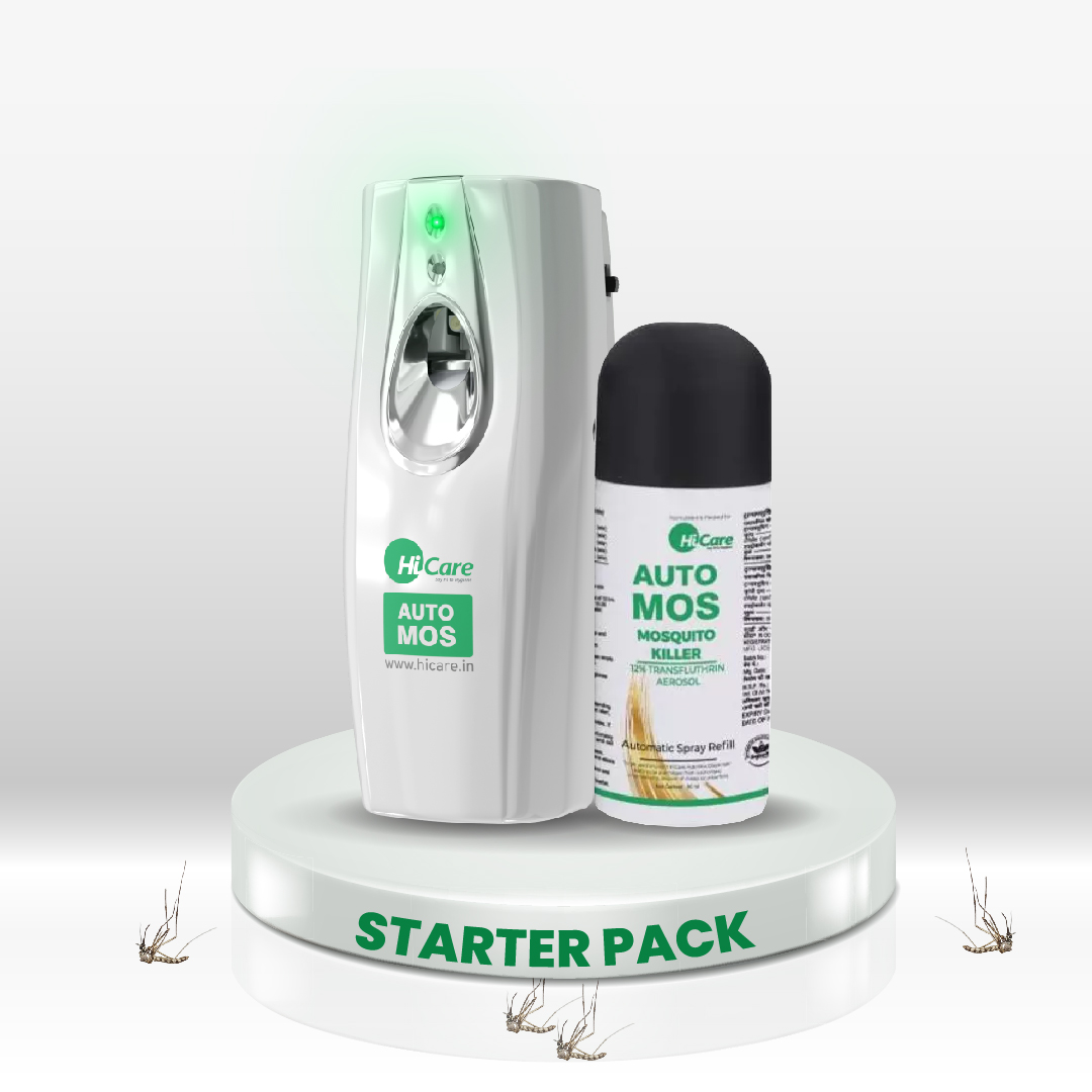 AutoMos Machine + 1 Refill Starter Pack - 90 Days - Indias 1st & Only, Stress-Free Mosquito Protection for Home & Office - Fresheners and Repellents | Buy online on ZillyBuy
