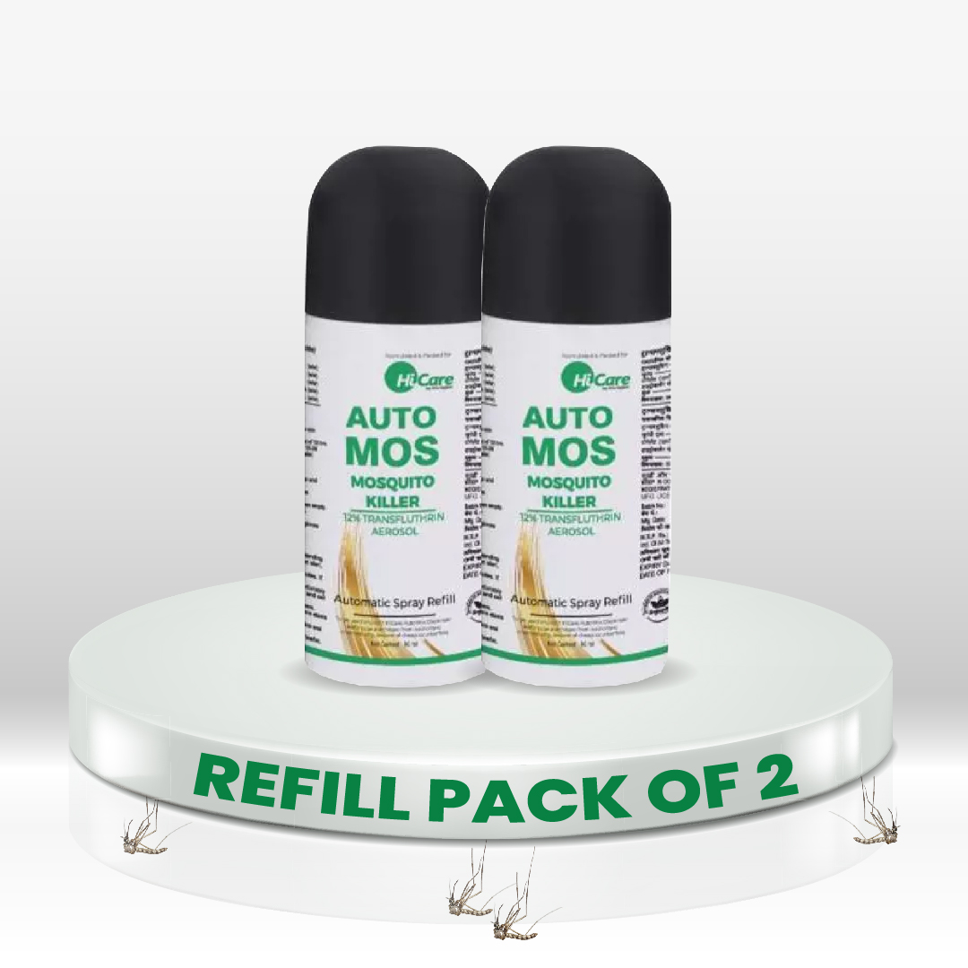 HiCare Services Automos Refills Mosquito Vaporiser - Pack Of 2-180 Days - Fresheners and Repellents | Buy online on ZillyBuy