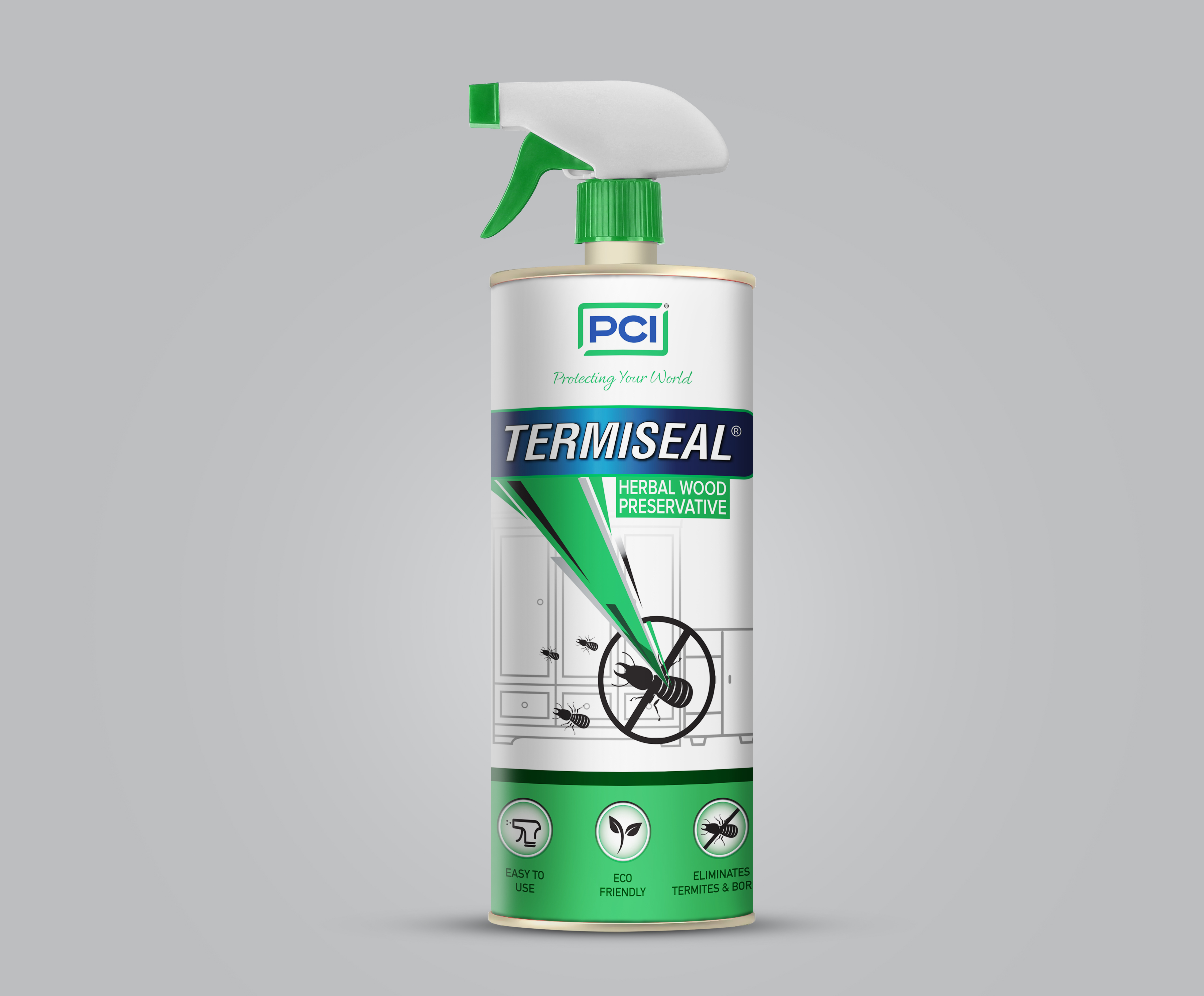PCI Termiseal Herbal Wood Preservative Spray | Eco-Friendly Termite Killer Spray| Wood Preservative and Termite, Borer, Insect Repellant Spray| For Home, Kitchen and Offices (500 ml) - Hardware, Tools and Home Safety | Buy online on ZillyBuy