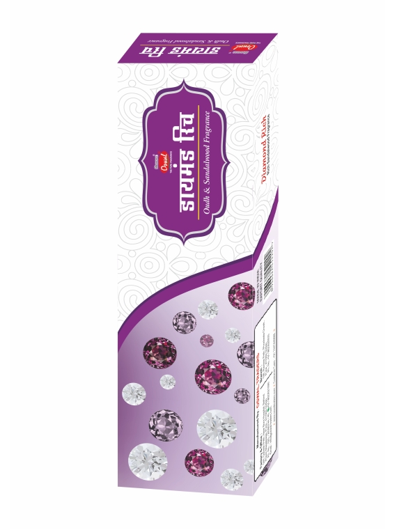 DIAMOND RICH, LONG LASTING FRAGRANCE, PREMIUM OOTH & SANDLE FRAGRANCE 90 G - Pooja Needs | Buy online on ZillyBuy