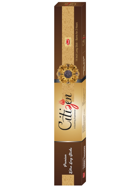 Citizen Agarbatti - Packaging-16' batti 100g Box,Fragrance-Fancy - Pooja Needs | Buy online on ZillyBuy