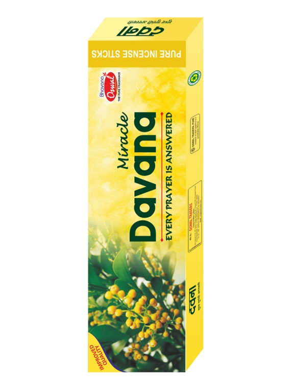 DAVANA Agarbatti - Packaging-Premium 90g Box,Fragrance-Fancy - Pooja Needs | Buy online on ZillyBuy